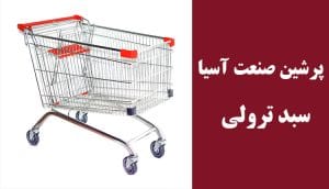 سبد چرخدار فروشگاهی-فروشگاه پرشین صنعت-خرید سبد چرخ دار فروشگاهی